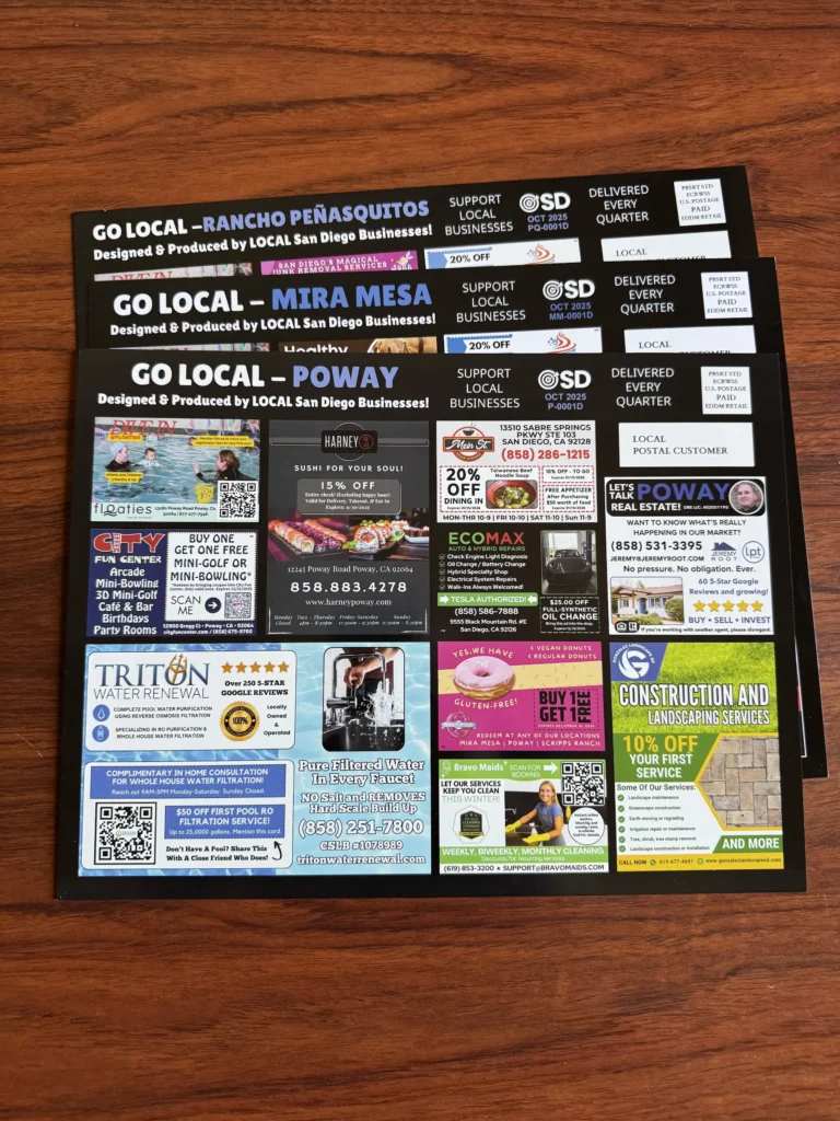 Go Local San Diego Postcards Postcards