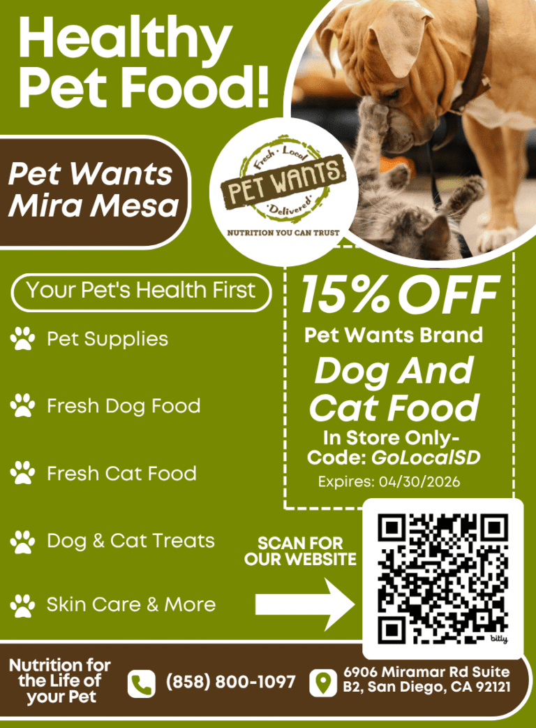 Pet Wants Mira Mesa